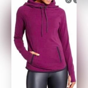 Athleta Sentry Hoodie in California Plum Sz Medium.  Thumbholes/ VGC!